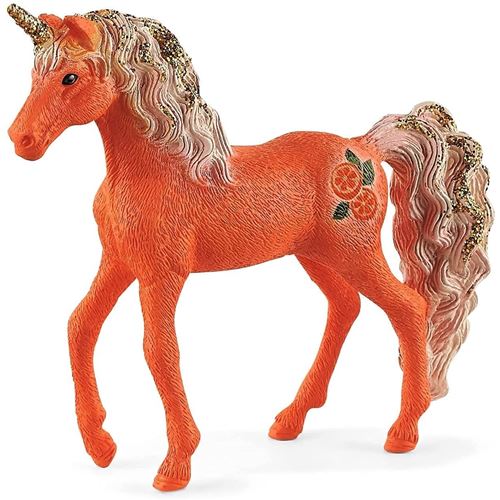 Schleich - Figurine licorne Bayala de collection Orange orange