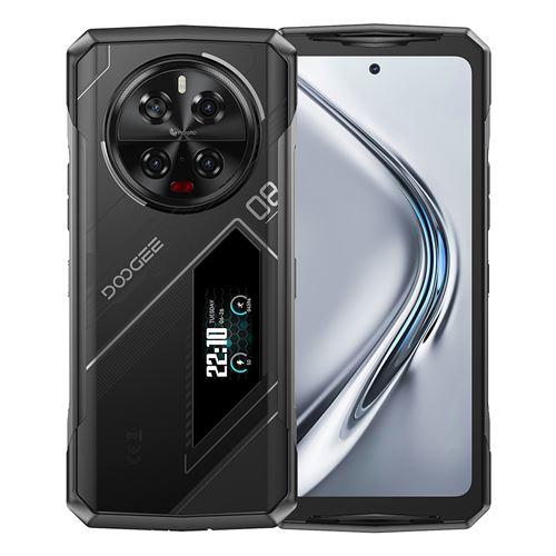 DOOGEE V40 Pro Smartphone 6.78 36Go+512Go 8680mAh grande batterie Android 14 5G téléphone robuste-Argent