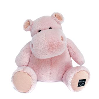 Peluche hippopotame - 40CM Rose Histoire d'ours