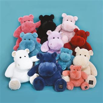 Peluche hippopotame - 40CM Rose Histoire d'ours