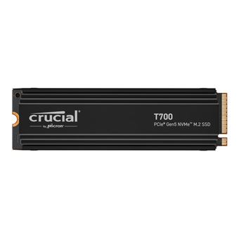 Crucial T700 - SSD - chiffré - 1 To - interne - PCI Express 5.0 (NVMe) - TCG Opal Encryption 2.01