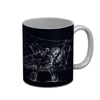 Mug Voyage Avion Impression Sublimation - Qualité Grade A, Couleur Blanc, Motif Avion/voiture, Fabrication France