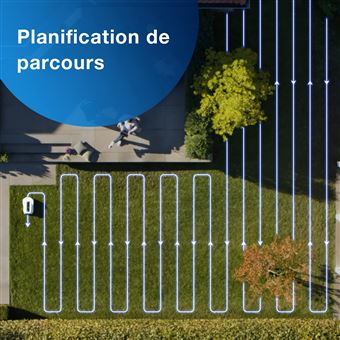 Robot Tondeuse ECOVACS G1 , Mowing Area 1600㎡, Évitement D'obstacles 3D AIVI, Blanc