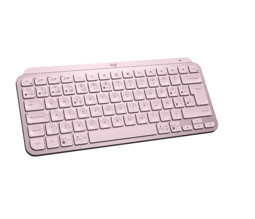 Logitech - MX Keys Mini - Clavier sans fil - Bluetooth - Rétroéclairé - Rose - Image 4