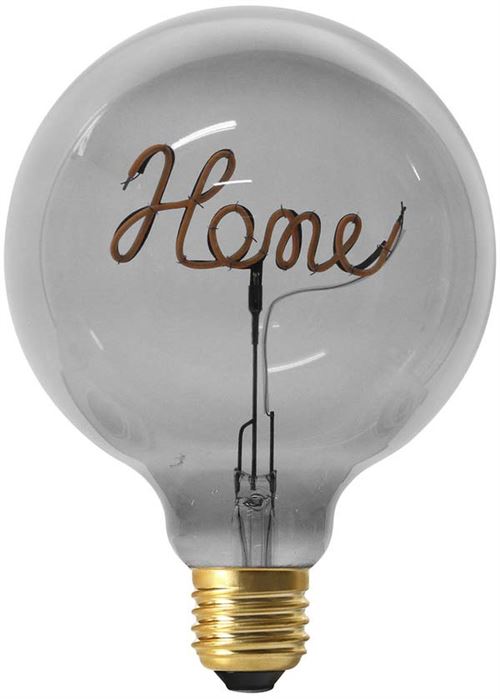 The Home Deco Light - Ampoule grise ronde LED Home 17 cm