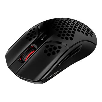 Souris Gaming sans fil HyperX Pulsefire Haste optique 6 boutons 2.4 GHz récepteur sans fil USB Noir