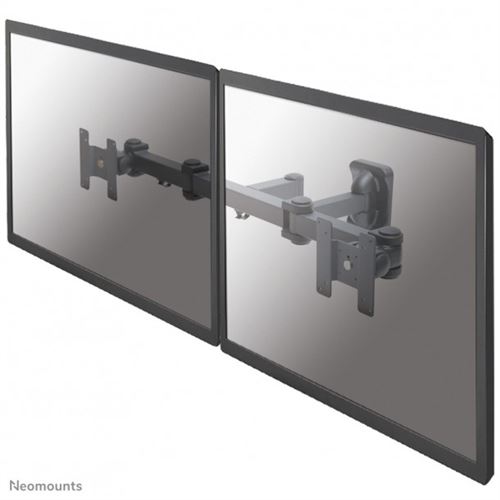 Neomounts by Newstar FPMA-W960D - Haakje - full-motion - voor 2 LCD-schermen - zwart - schermgrootte: 10-27 - te bevestigen aan de muur