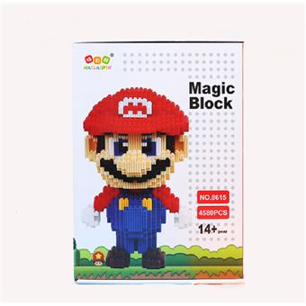 Figuras de Mario, microbloques de construcción, Super Mario, Yoshi