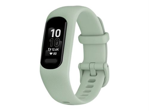 Garmin vívosmart 5 - Suivi d'activités avec bande - silicone - cool mint - taille du bracelet : S/M - monochrome - Bluetooth, ANT+ - 24.5 g