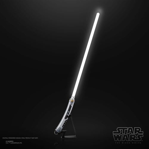 Sabre Laser Électronique D'Ahsoka Tano, Force Fx Elite Avec Led Et Effets Sonores Premium, A Partir De 14 Ans, Star Wars The Black S