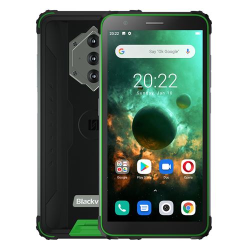 Smartphone Blackview Bv6600 4G 5.7pouces 4+64G 8050mAh pour Android Vert