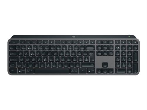 Logitech Clair Mx Keys S - Clavier - Rétroéclairé - Sans Fil - Bluetooth Le - Qwerty - Espagnol - Commutateur : Commutateurs À Clé À Ciseaux - Graphite - Image 4