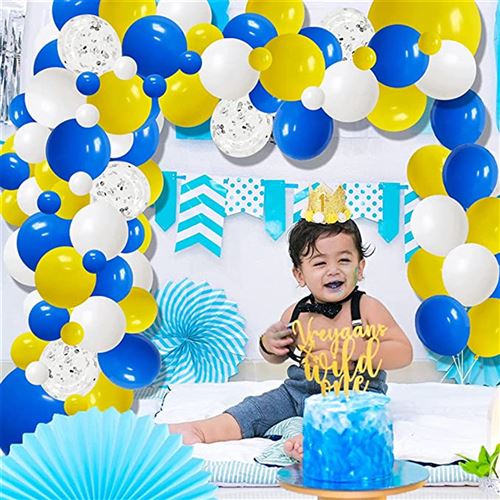 Ballon à personnaliser - Photo Allez les Bleus pour l'anniversaire de votre  enfant - Annikids