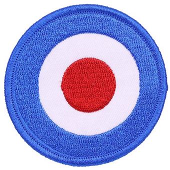 Lot De 2 Autocollants Vinyle Cocarde RAF Royal Air Force - 7,5 X 7,5 Cm, Étanches - 5