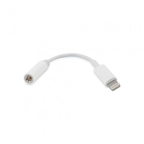 Adaptateur Blanc pour iPhone prise Lightning vers Jack de 3.5 mm