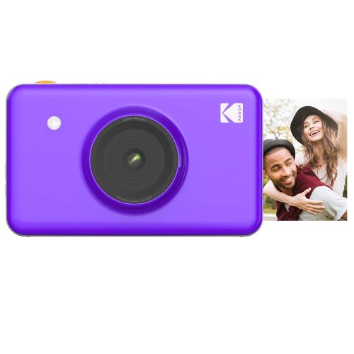 Kodak Mini Shot Sans Fil 2x3 Pouces Imprime W/4 Pass Technologie D'impression Brevetée 2 En 1 Appareil Photo Numérique À Impression Instantanée (violet)