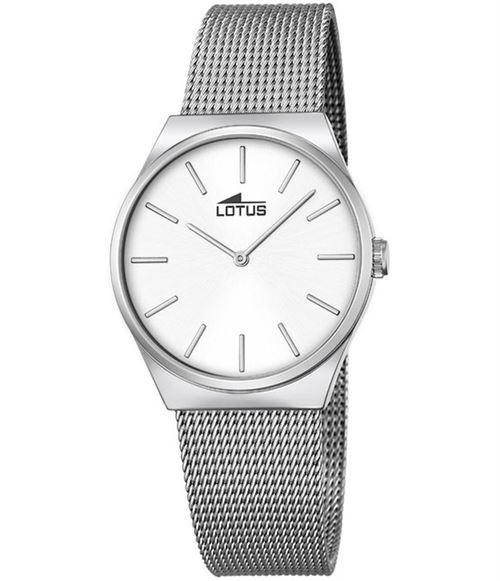 Lotus Montre Femme Classique Analogique Quartz Acier Inoxydable Argent Ul18288/1