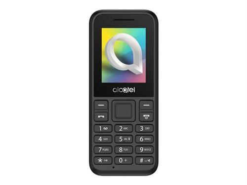 Alcatel 1066D - Mobiele telefoon - dual-SIM - 4 MB - microSD slot - 128 x 160 pixels - TFT - RAM 4 MB - 0,08 MP - zwart