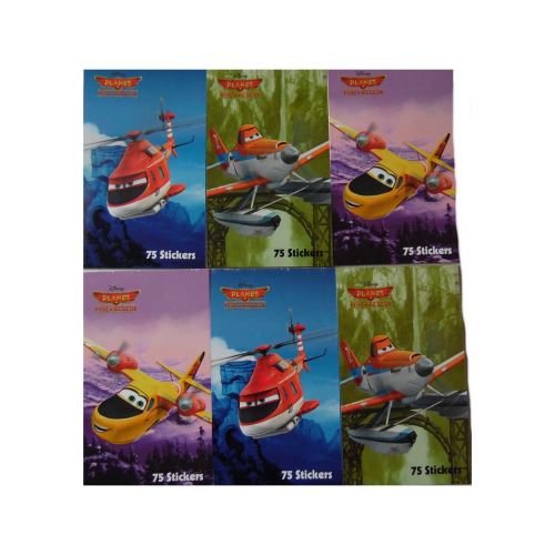 450 stickers Planes, 6 mini carnet Disney enfant - guizmax