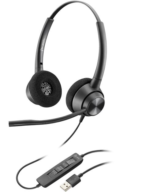 HP Poly EncorePro 310 Monaural USB-A Headset TAA