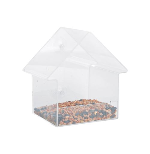 Meilleurs prix pour Esschert Design Mangeoire de fenêtre Acrylique 15x10x15,3 cm FB370
