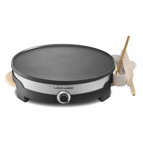 Non Communiqué Noir/Inox Lagrange Tradi' - Crêpière - 1.5 Kwatt