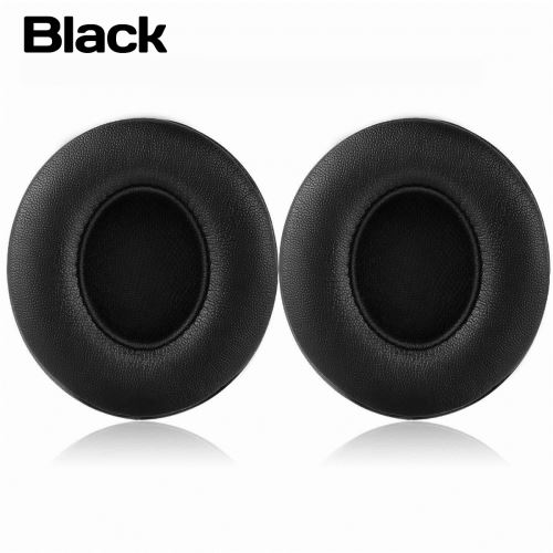 Coussinets d'oreille de remplacement de confort 2 pièces pour Bt Dr Sans fil Bluetooth noir