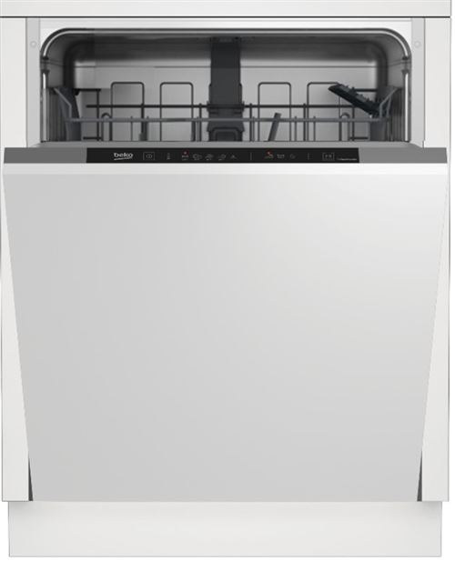 Beko PDIN25310 - Lave-vaisselle - intégrable - hauteur : 82 cm - argent