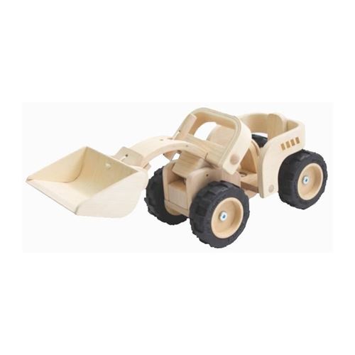 PLAN TOYS Bulldozer en bois naturel