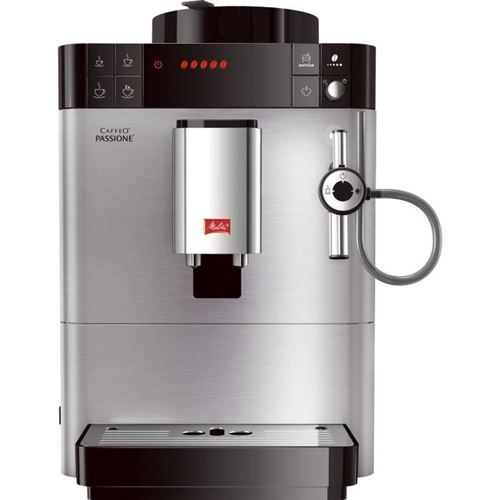 Melitta CAFFEO Passione F54/0-100 - Machine à café automatique avec buse vapeur "Cappuccino" - 15 bar - acier inoxydable
