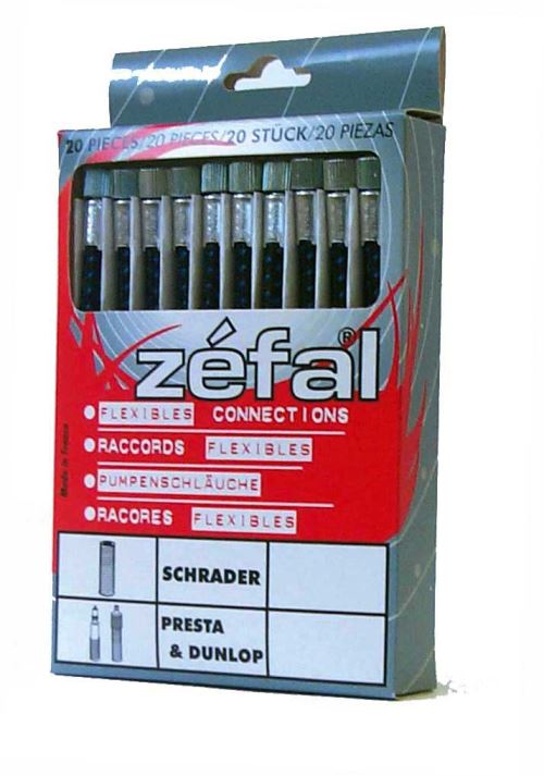ACCESSOIRES GONFLAGE RACCORDS SCHRADER 15cm Bte 20