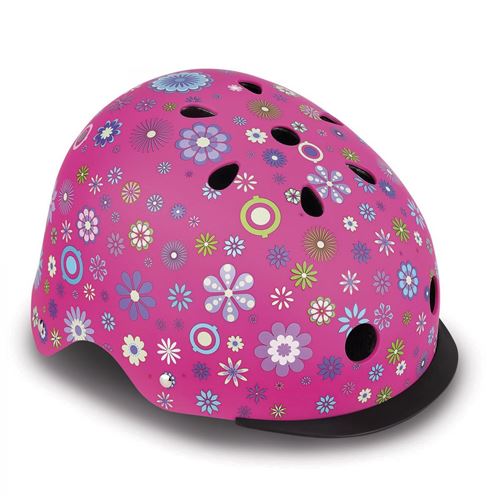 Globber casque Elite Lights taille 48/53 cm rose