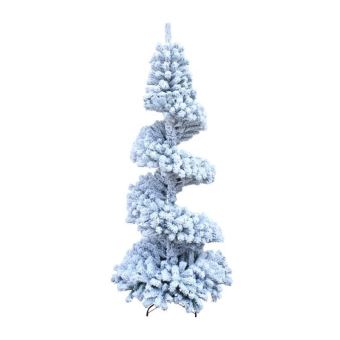 Sapin De Noel Artificiel Luxe Spiralia Floque Pvc 990 Branches 210 Cm Achat Prix Fnac