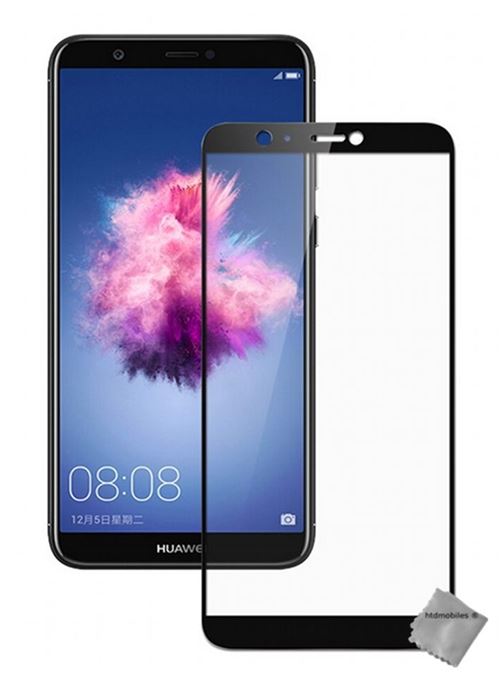 Film de protection verre trempe incurve integral pour Huawei P Smart - NOIR