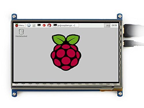 Waveshare 7 inch 800*480 Capacitive Touch Screen LCD Display HDMI Interface Custom Raspbian Angstrom Supports Various Systems for Al