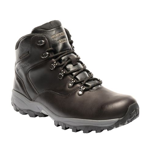 Regatta Great Outdoors Bainsford - Chaussures de randonnée en cuir imperméables - Homme (42 EU) (Marron) - UTRG2506