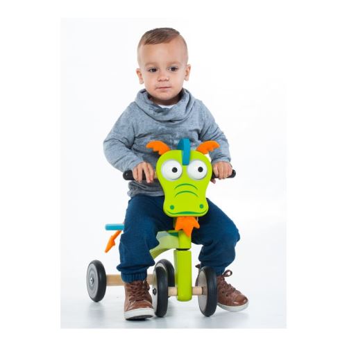 Porteur En Bois Ou Velo 4 Roues Pour Bebe Dragon Porteur Bois Achat Prix Fnac