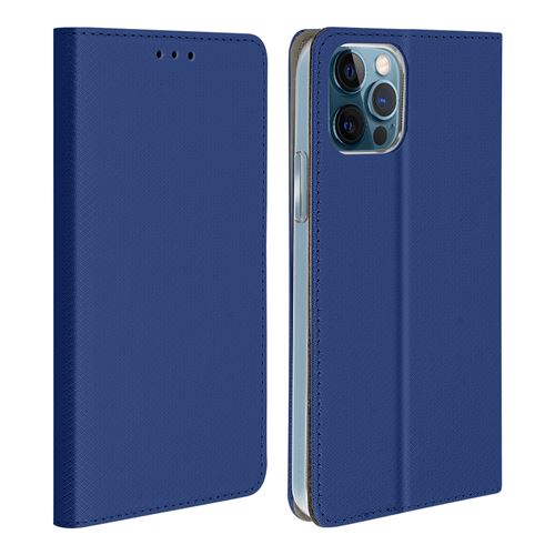 Avizar Étui Pour iPhone 12 / 12 Pro Porte-carte Fonction Support Bleu