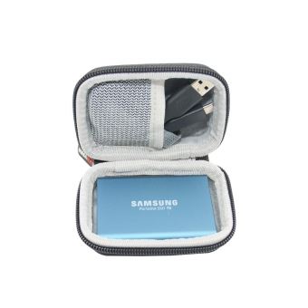 XANAD Samsung T3 T5 SSD Portable Étui pour Samsung T3 T5 250GB 500GB 1TB 2TB Disque Flash SSD Externe Antichoc Samsung T3 T5 Sac de Transport Housse 