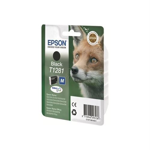 Epson Cartouche D'Encre T1281 Noir - Renard (C13T12814012)