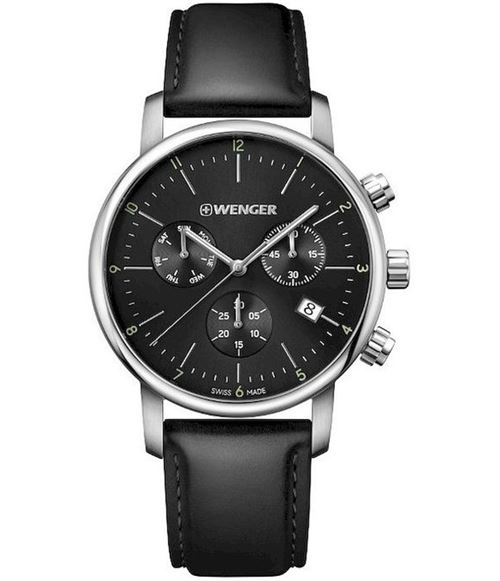 Wenger Montre Homme 01.1743.102 ChronographeNoir