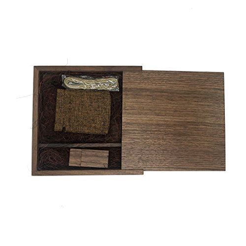Clé USB, LUCKCRAZY 32GB Mémoire USB en bois USB Flash Drive avec disque