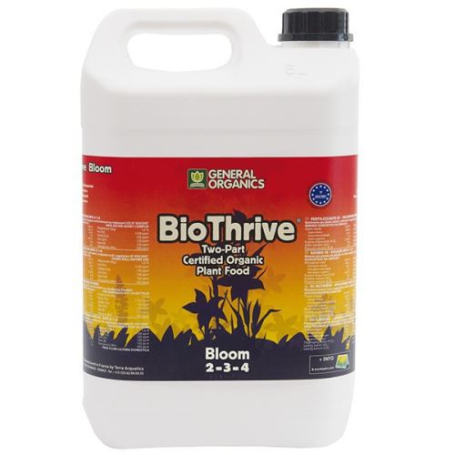 GHE - Biothrive Bloom 5L , engrais de floraison , general organics