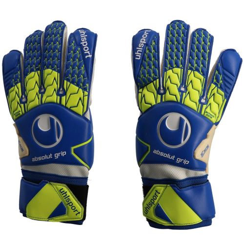 Gants gardien football Uhlsport Absolutgrip gants pro goal Bleu taille : 9 réf : 0