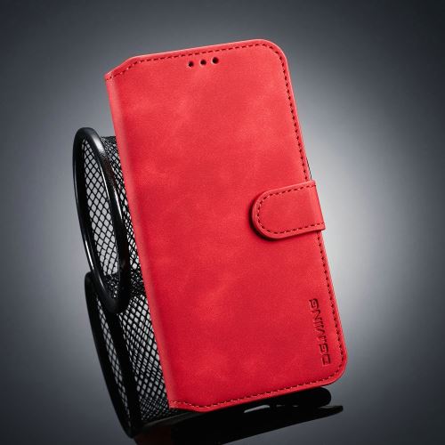 Etui en PU style rétro rouge pour votre OnePlus 6T