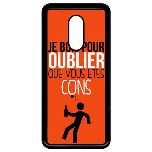 Coque xiaomi redmi 5 plus je bois pour oublier que vous etes con 10