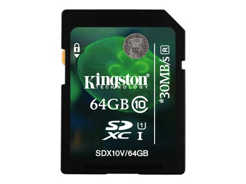 Kingston - carte mémoire flash - 64 Go - SDXC