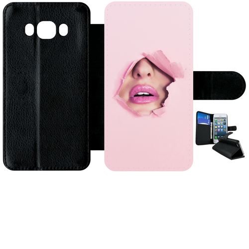 Etui À Rabat Samsung Galaxy J5 (2016) Papier Bouche