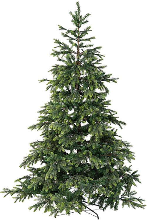 Sapin de Noël artificiel vert 500 LED / 857 branches / 225 cm