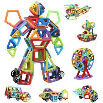 LIGHTNING SPEEDY Jouet Enfant 3 Ans magnetique Puzzle magnetique Enfant Bâtons magnétiques Construction magnetique Enfant 46 pièces 